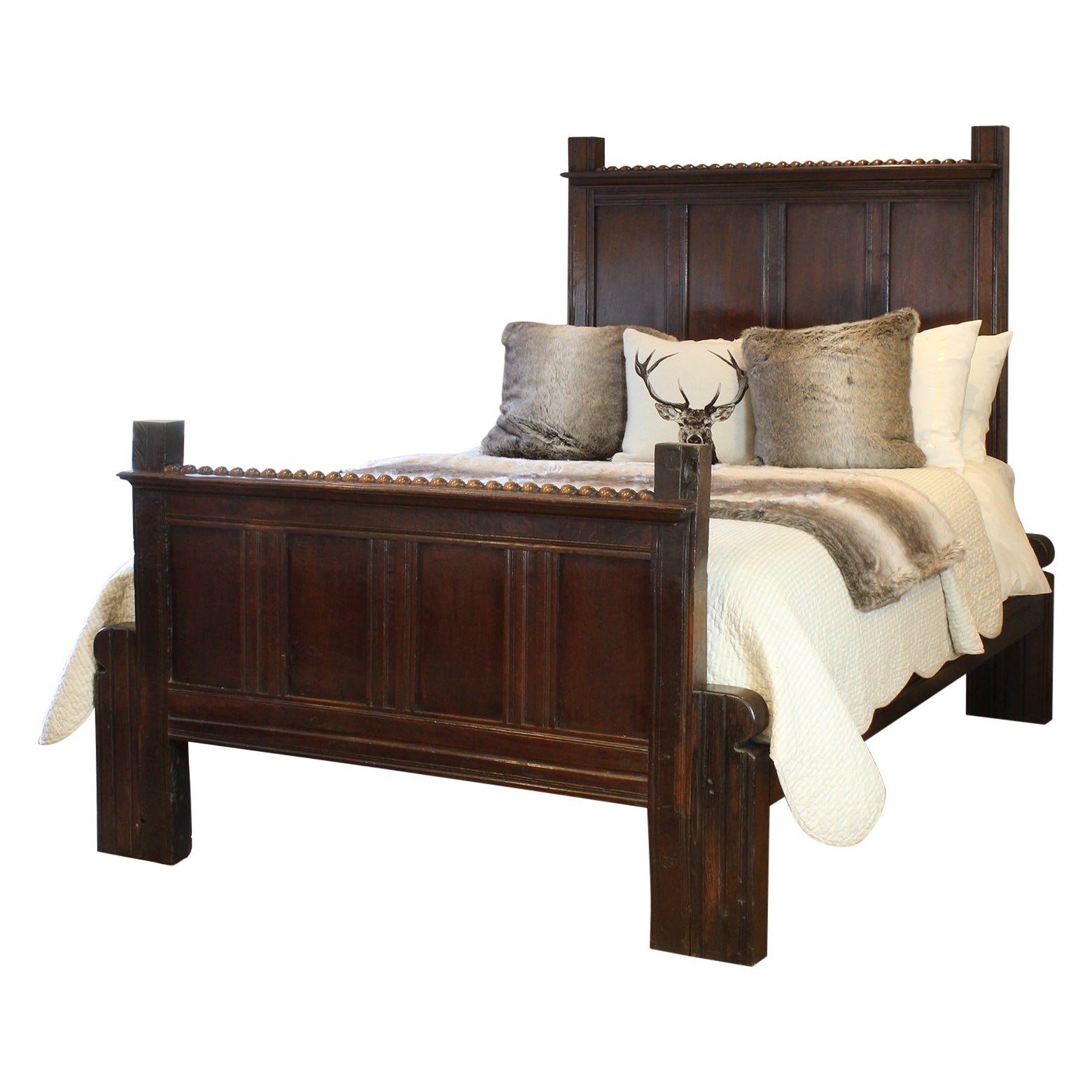 Oak Antique Bed WK164