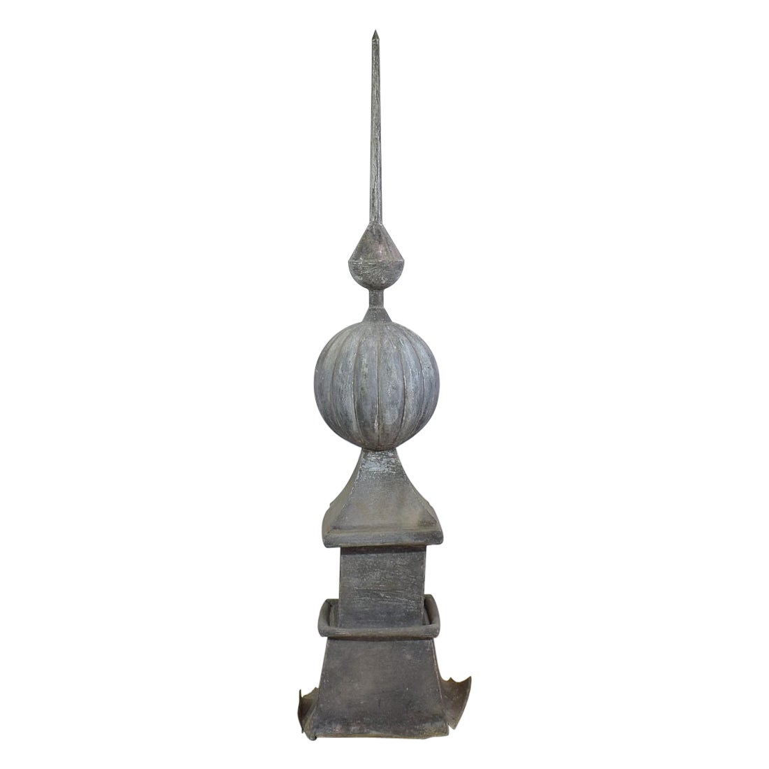 Large 19th Century French Zinc Roof Finial / Spire