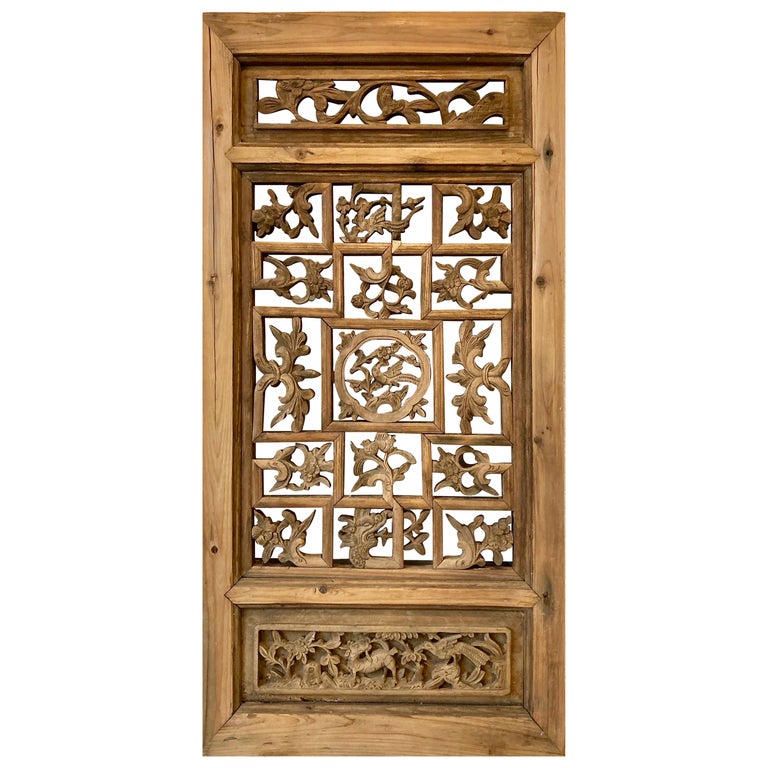 Antique Chinese Carved Wood Panel at 1stDibs chinese wood panel