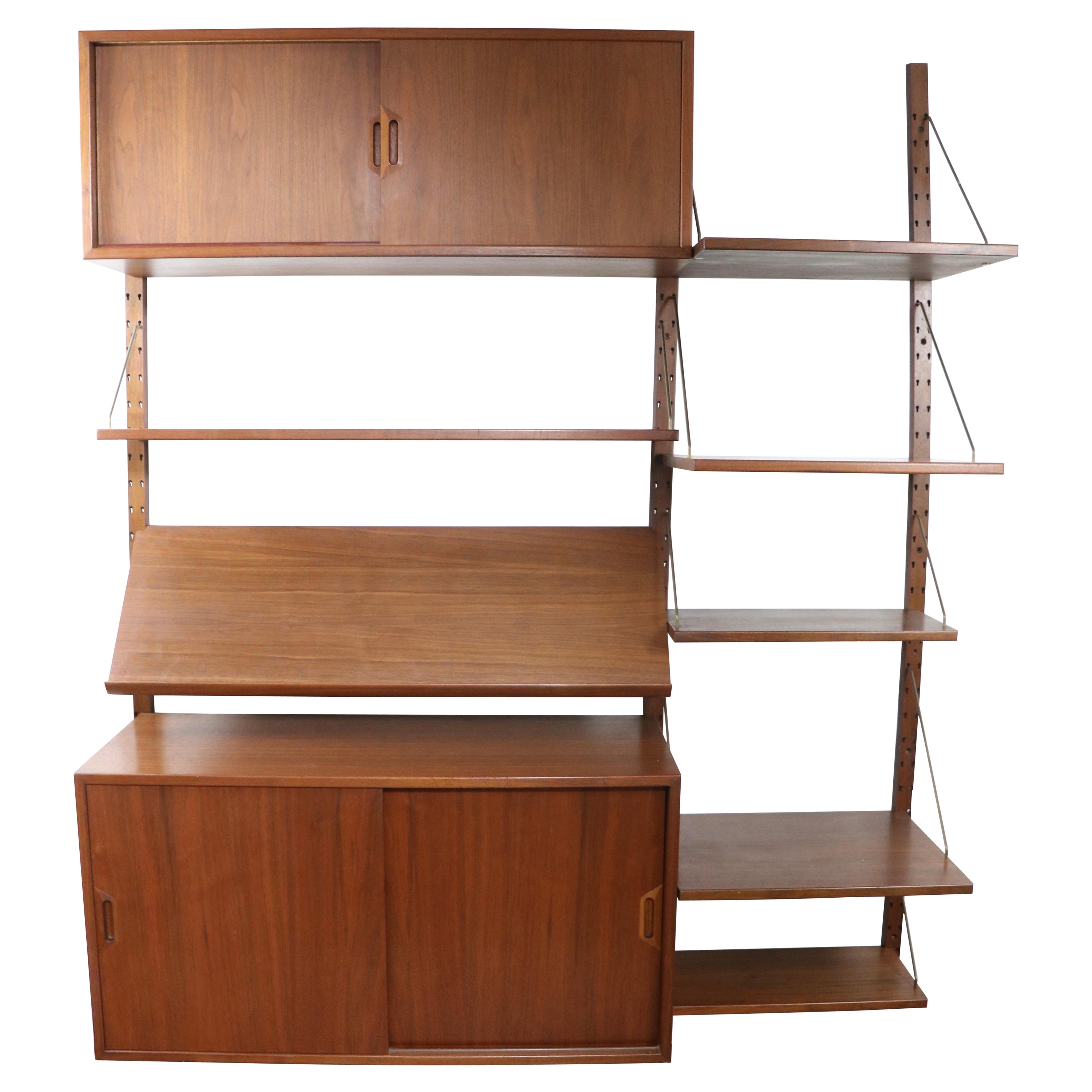 Danish Modern Wall Unit by Sven Ellekaer Imported by Raymor