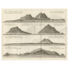 Antique Views of Saunders, Osnaburg, Boscawens, Admiral Keppel's & Wallis Island, c.1774