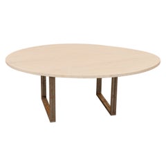 Stone Oval Coffee Table