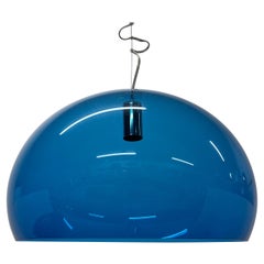 Ferruccio Laviani FL/Y Blue Pendant Lamp for Kartell