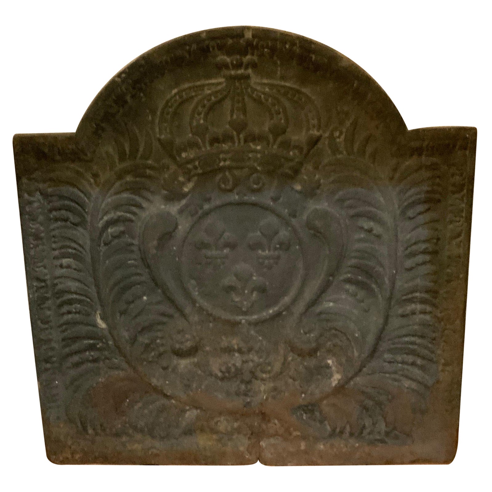 Late 18th Century French Fireback For Sale