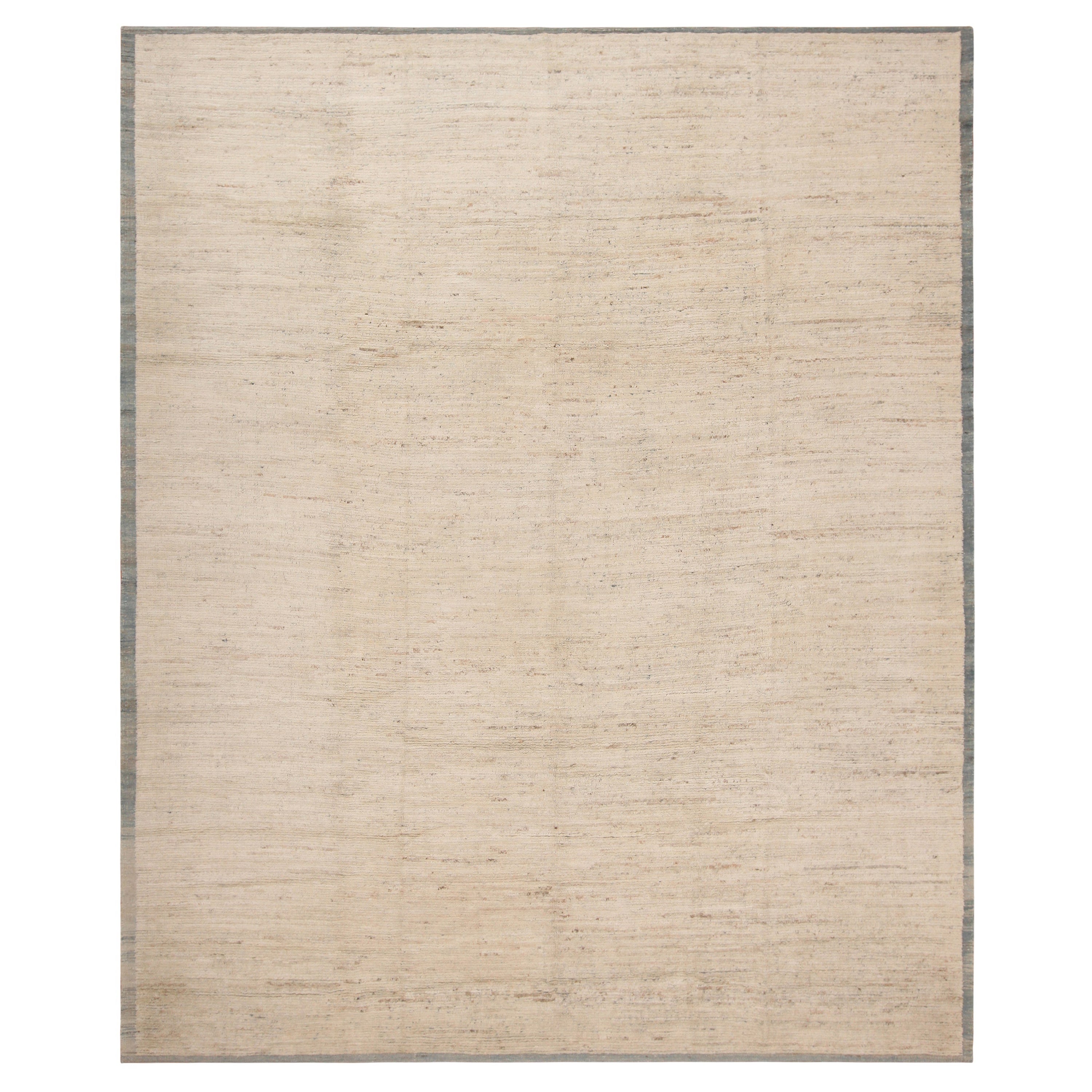 Moderner Distressed-Teppich der Nazmiyal-Kollektion. 9 ft 8 in x 11 ft 9in