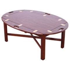 Stickley Chippendale Cherry Wood Butler's Coffee Table