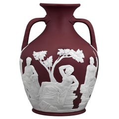 Wedgewood Crimson Jasperware Portland Vase