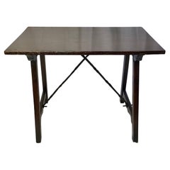 17th C. Italian Walnut Baroque Trestle Table