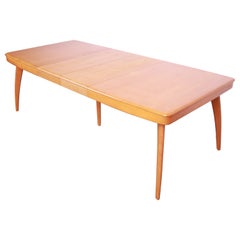 Heywood Wakefield Mid-Century Modern Solid Maple "Stingray" Dining Table, 1950s
