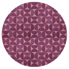 Tessalating Nostalgic Anpassbare Horizont Runde in Rosa X-Large