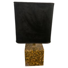 1960s Mid-Century Modern Cube Italian Table Lamp