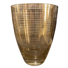 1950s Mid-Century Modern Italian Glass Vase