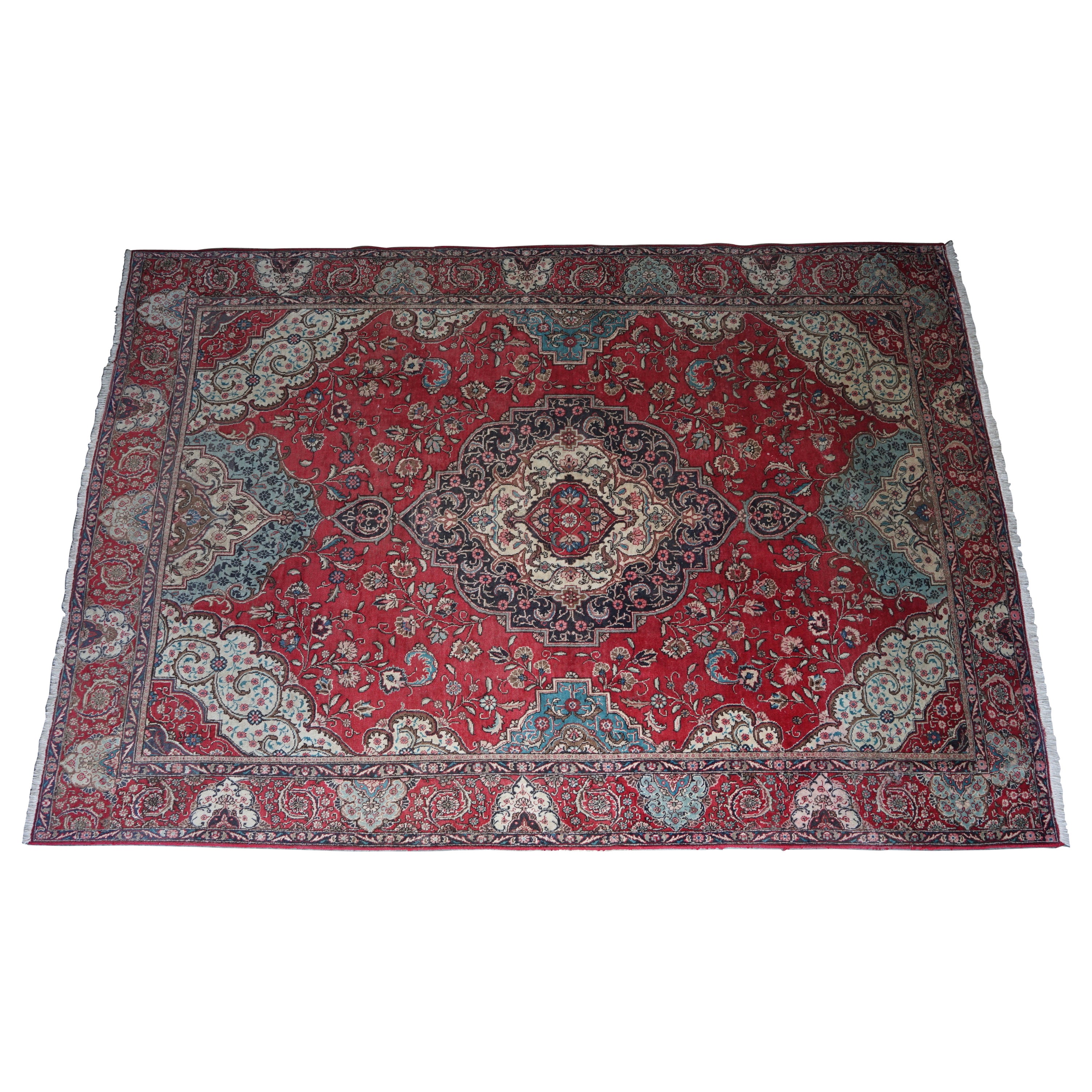 Stunning Extra Large Fine Antique French Country House Rug Carpet For Sale
