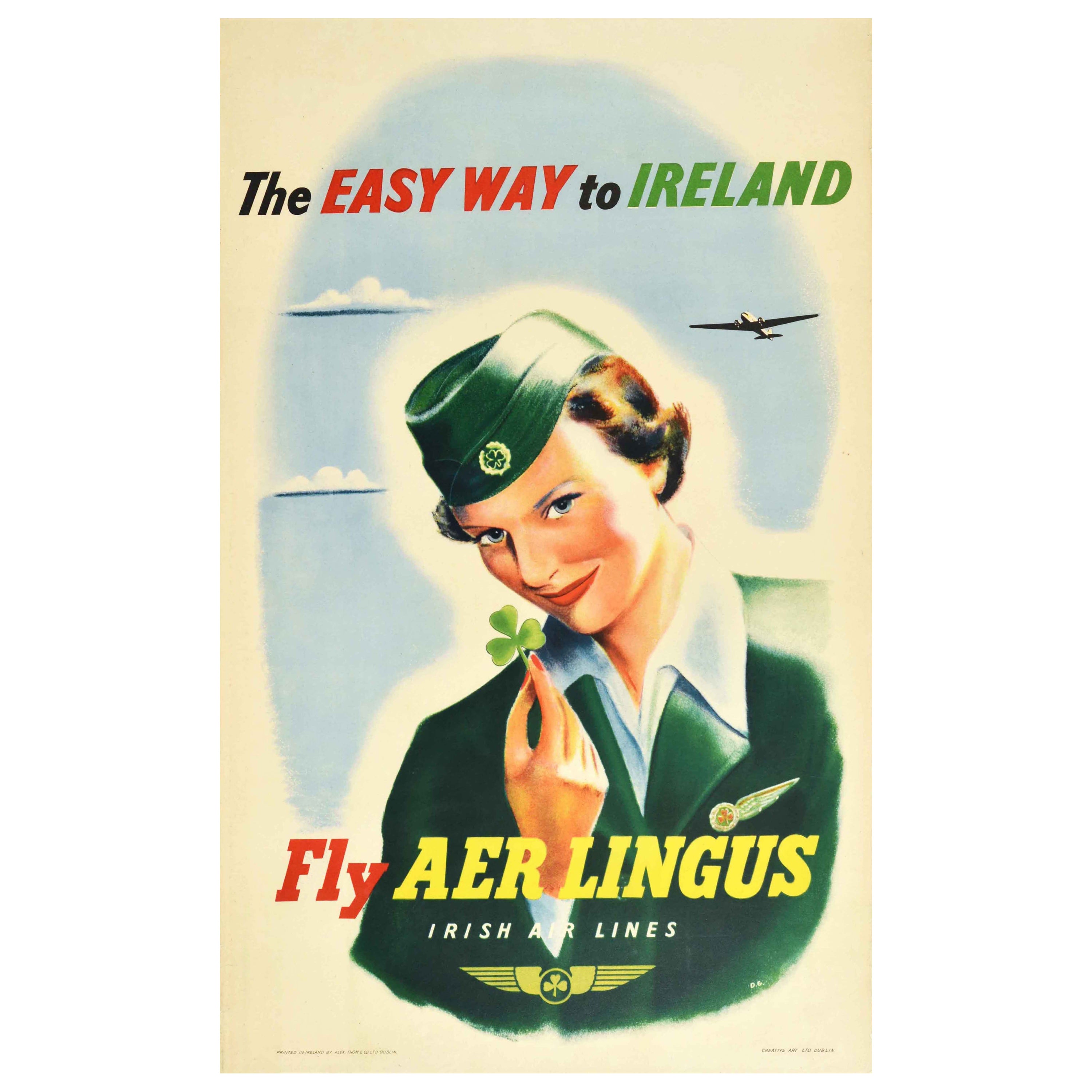 IRELAND . Vintage Promotional Travel Poster A1A2A3A4Sizes 