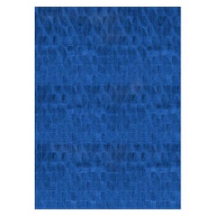 Bold Spliced Angles - Rettangolo di frammento personalizzabile in Zaffiro X-Grande