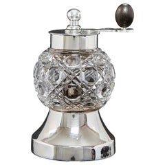 Used Silver and Glass Pepper Mill