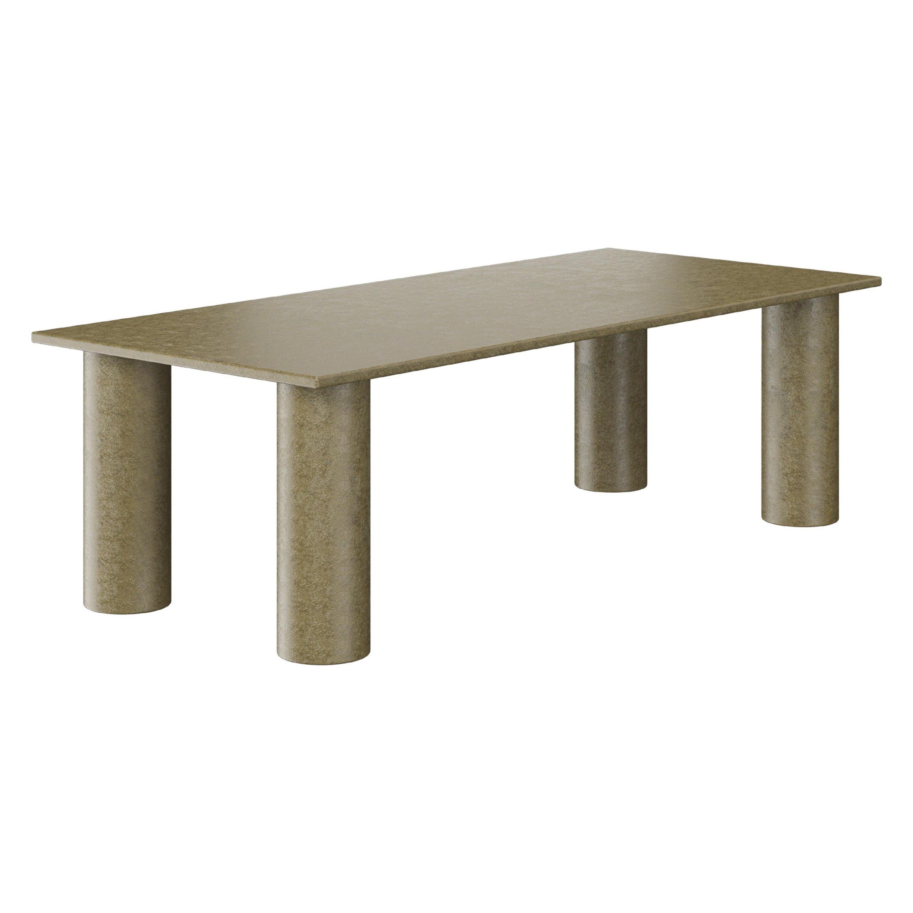 Contemporary Raw Fiberglass Table for Indoors & Outdoors For Sale