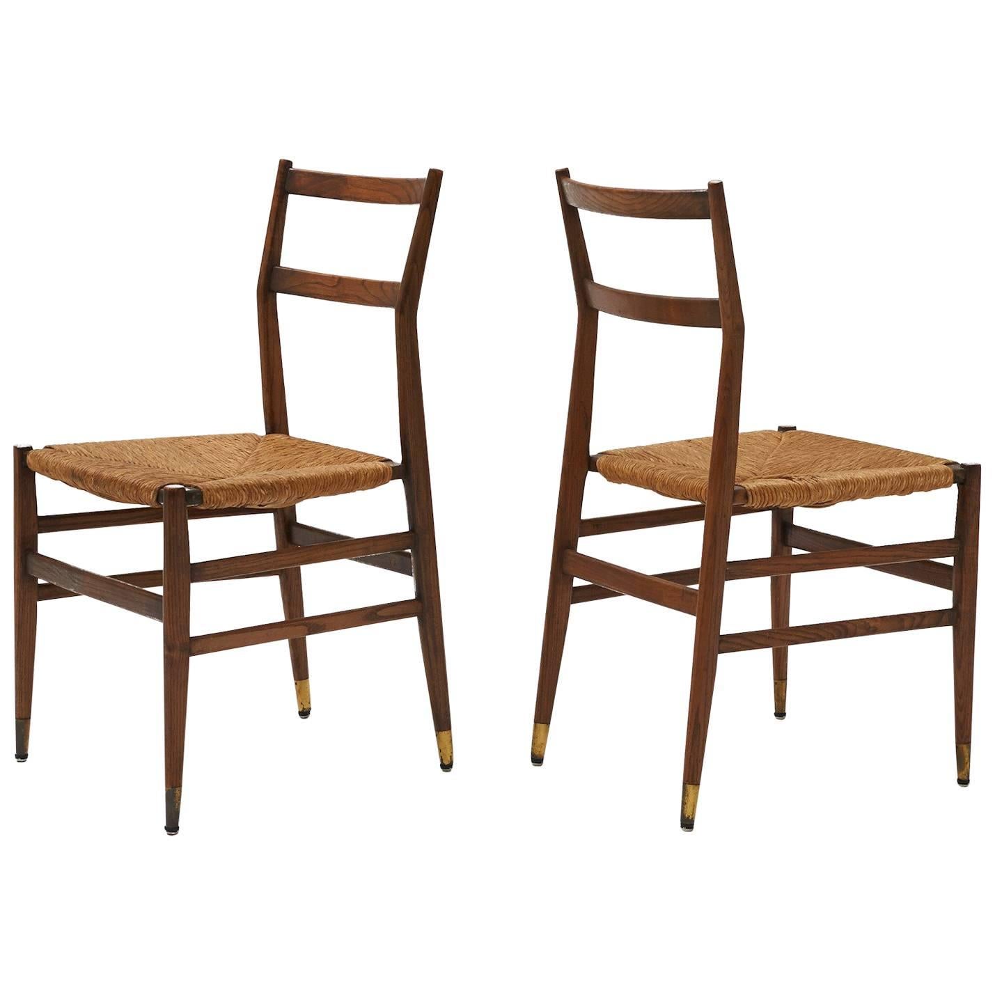 Pair of "Superleggera" Chairs by Gio Ponti