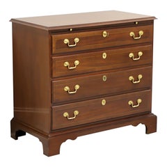 COUNCILL CRAFTSMEN Banded Mahogany Chippendale Style Bachelor Chest