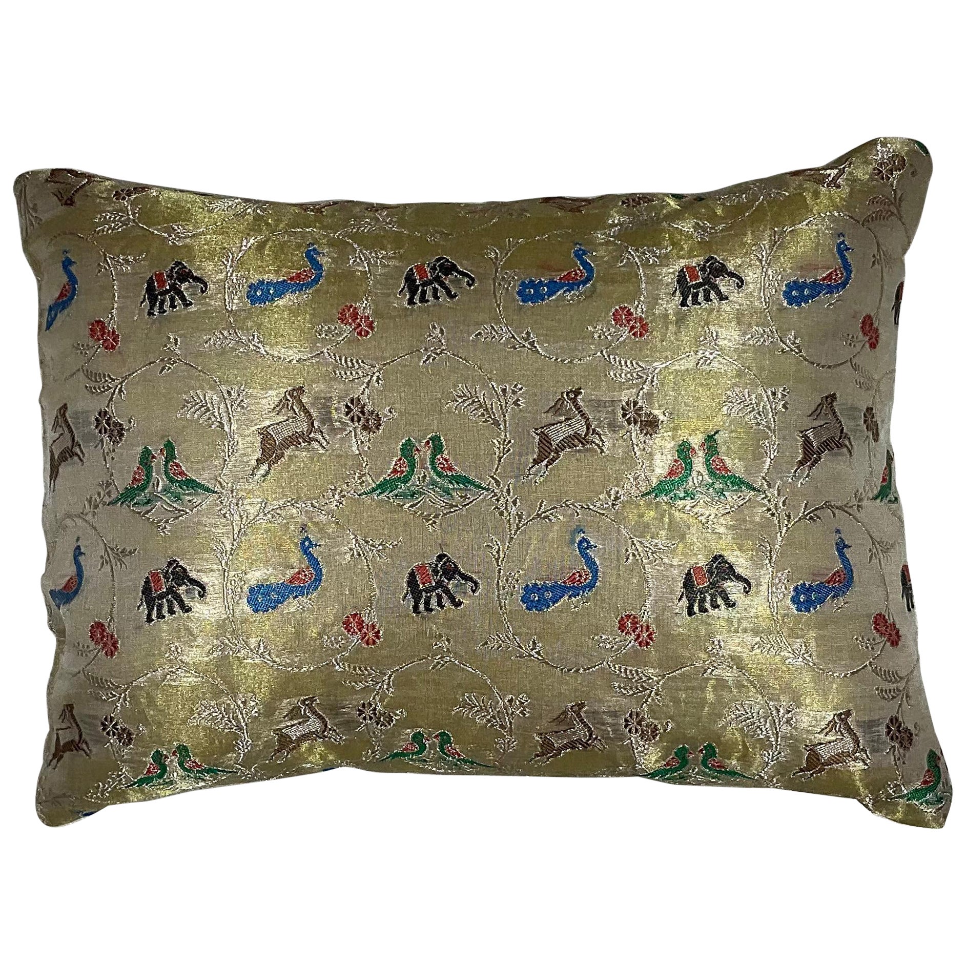 Single Two Sides Vintage Embroidery Textile Pillow