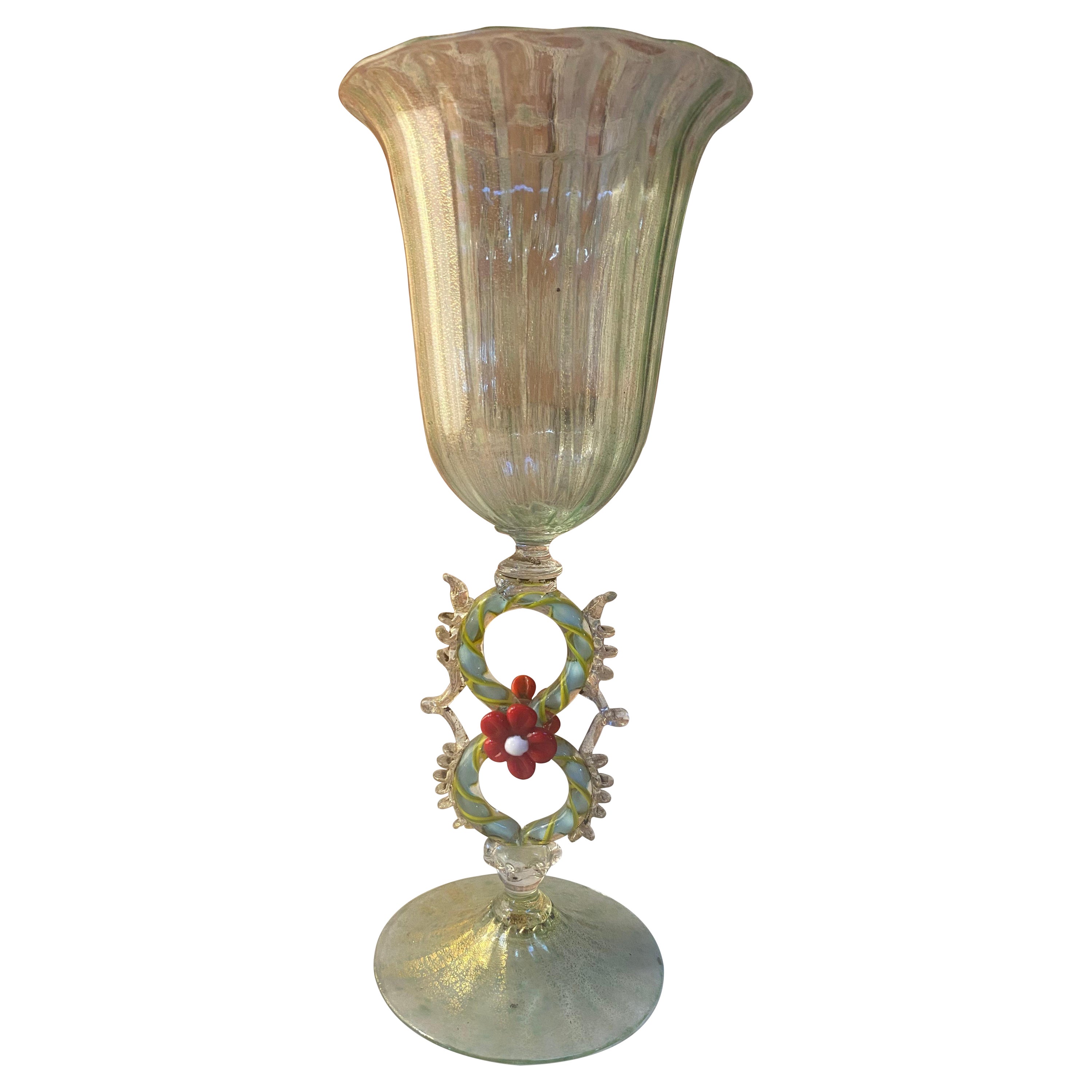 Italian Handcrafted Murano Glass 1970s For Sale