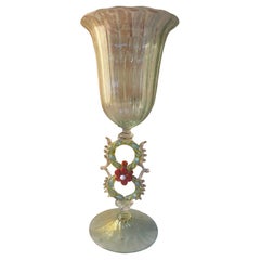 Retro Italian Handcrafted Murano Glass 1970s