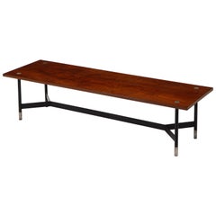 Mid-Century Teak Wood Scandinavian Coffee Table, Denmark 1960's