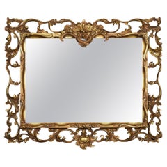 Antique Florentine Framed Wall Mirror