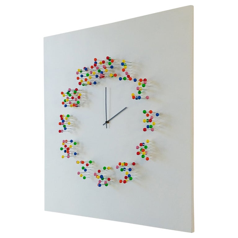 Mocap 'Discodip' Illusionistic Wall Clock For Sale