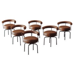 Charlotte Perriand “LC7” Dining Chairs for Cassina, 1927, Set of 6