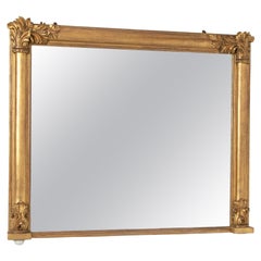 Antique Gilt Overmantle Mirror Made by William Cribb, C.1825