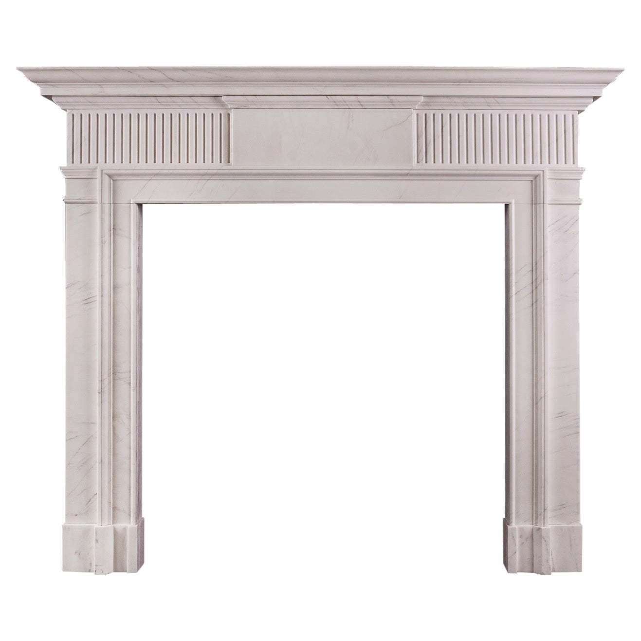 Neoclassical English Fireplace For Sale
