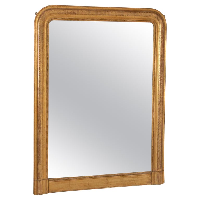 Victorian Gilded Overmantle Mirror at 1stDibs