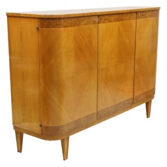 Art Deco Cabinet with Burlwood Trim
