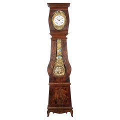 19th Century French Comtoise Grandfather Clock with Automated Pendulum