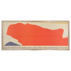 Rare 1968 Helen Frankenthaler Exhibition Print