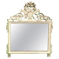 Used Italian Louis XV Paint Decorated Neoclassical Style Mirror