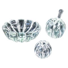 Vintage Set of Murano Blown Glass Vases