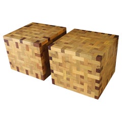 Tavolo a cubo con combinazione di specie di Wood by Costantini, Marco 'In magazzino'