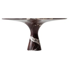 Rosso Lepanto Refined Contemporary Marble Dining Table 180/75