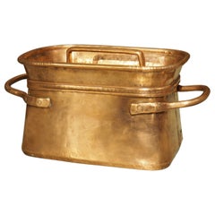French Polished Copper Marmite Pot, Early 20th Century