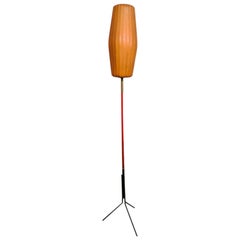 Castiglioni Style Design Floor Lamp, Cocoon Lampshade