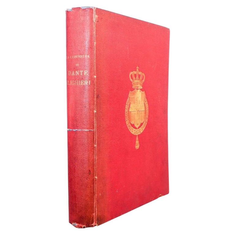 Comedy, Dante Alighieri, Talice from Ricaldone, 1886 For Sale