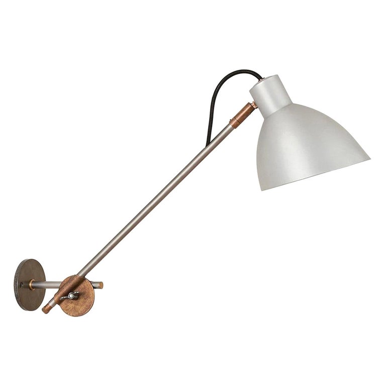 Sabina Grubbeson KH#1 Iron Long Arm Wall Lamp by Konsthantverk For Sale at  1stDibs