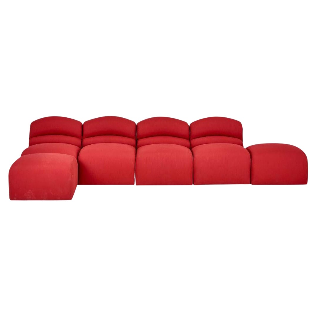 Brueton Postmodern Modular Sectional Sofa, 1980