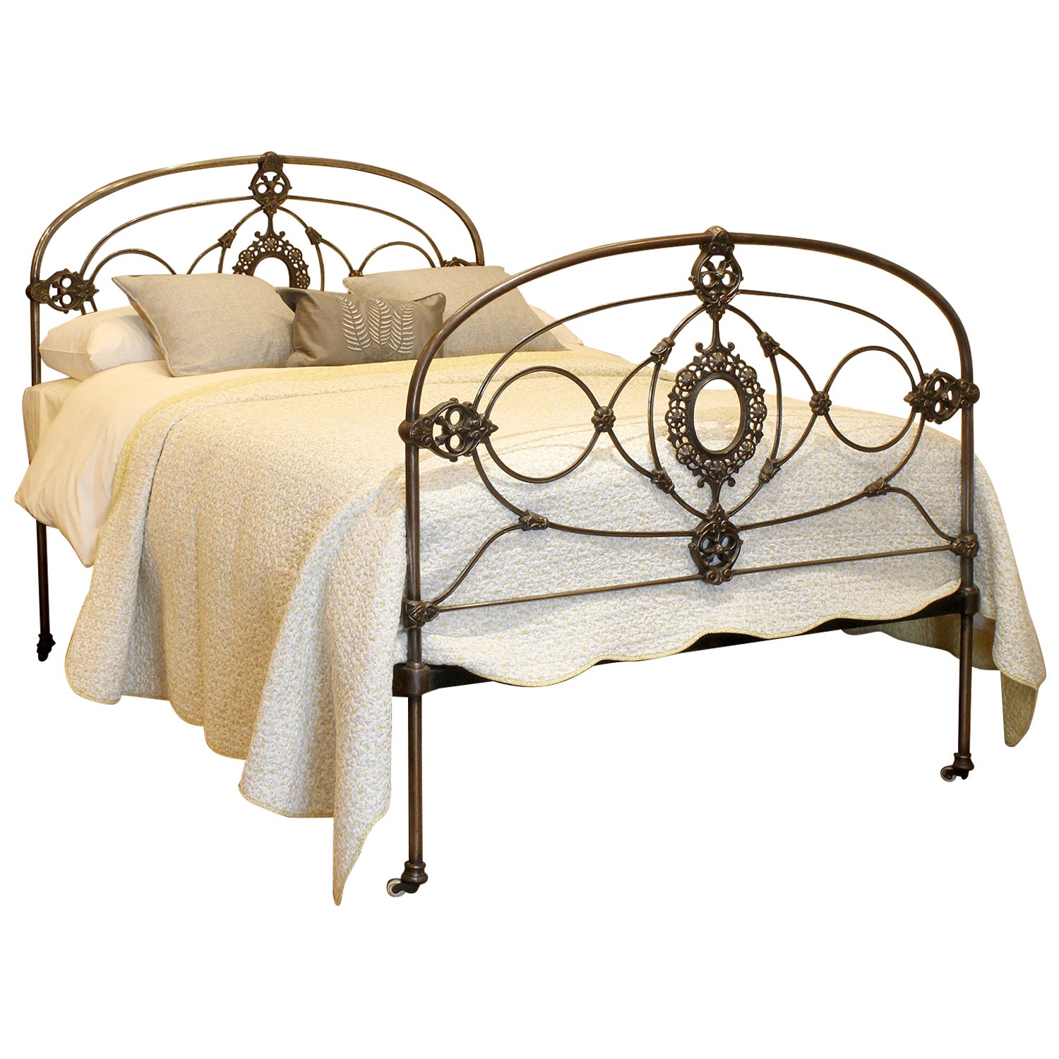 Cast Iron and Steel Antique Bed MD115
