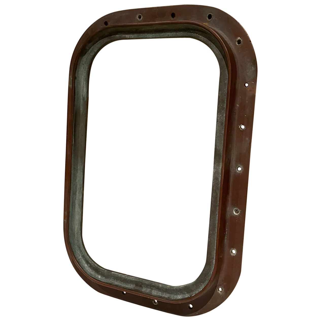 Nautical Boat Port Hole Window Frame Rectangular Brass Vintage at ...