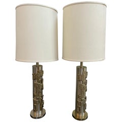 Rare Mid-Century Modern Laurel Table Lamps, a Pair