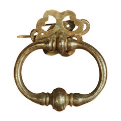 Small 18th Century Wrought Iron Door Knocker from France