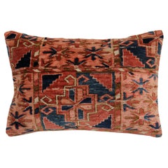 Coussin de tapis Turkeman ancien